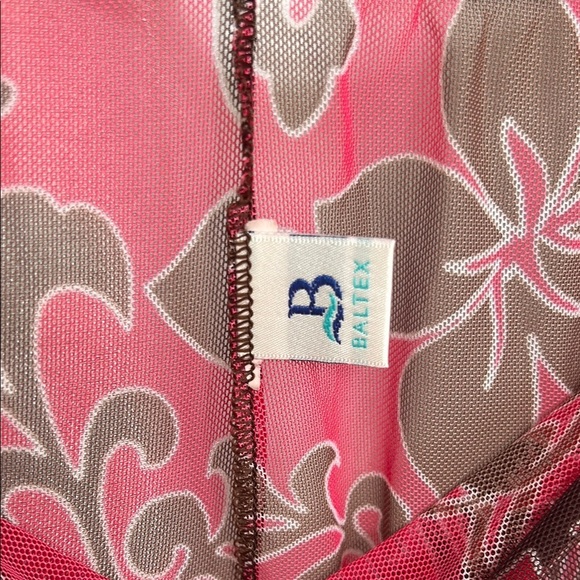 Vintage 90’s Floral Red Women's Pants - Picture 5 of 7